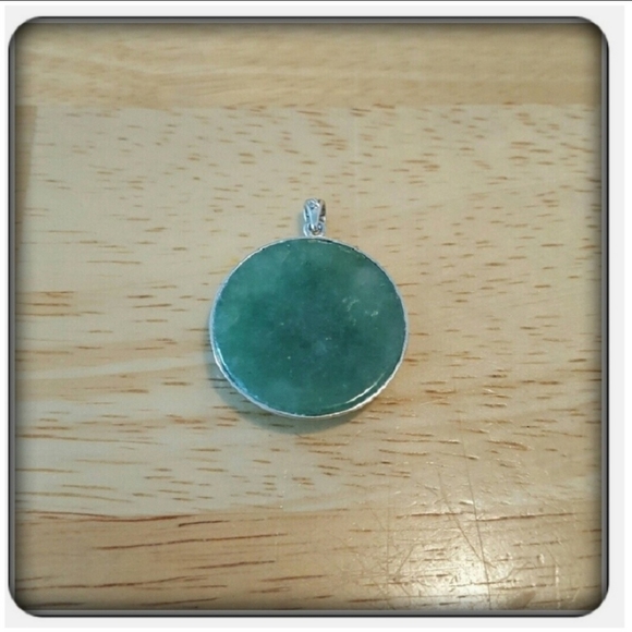NWOT Genuine Green Jade & Sterling Buddha Pendant - Picture 4 of 6